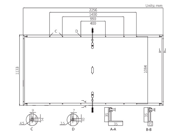 Módulo Panel fotovoltaico LONGI LR5-72HIH 535 (HiMO5 New)